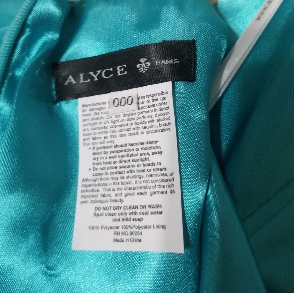 ALYCE PARIS Short Silky Chiffon Skater Dress - Picture 5 of 8